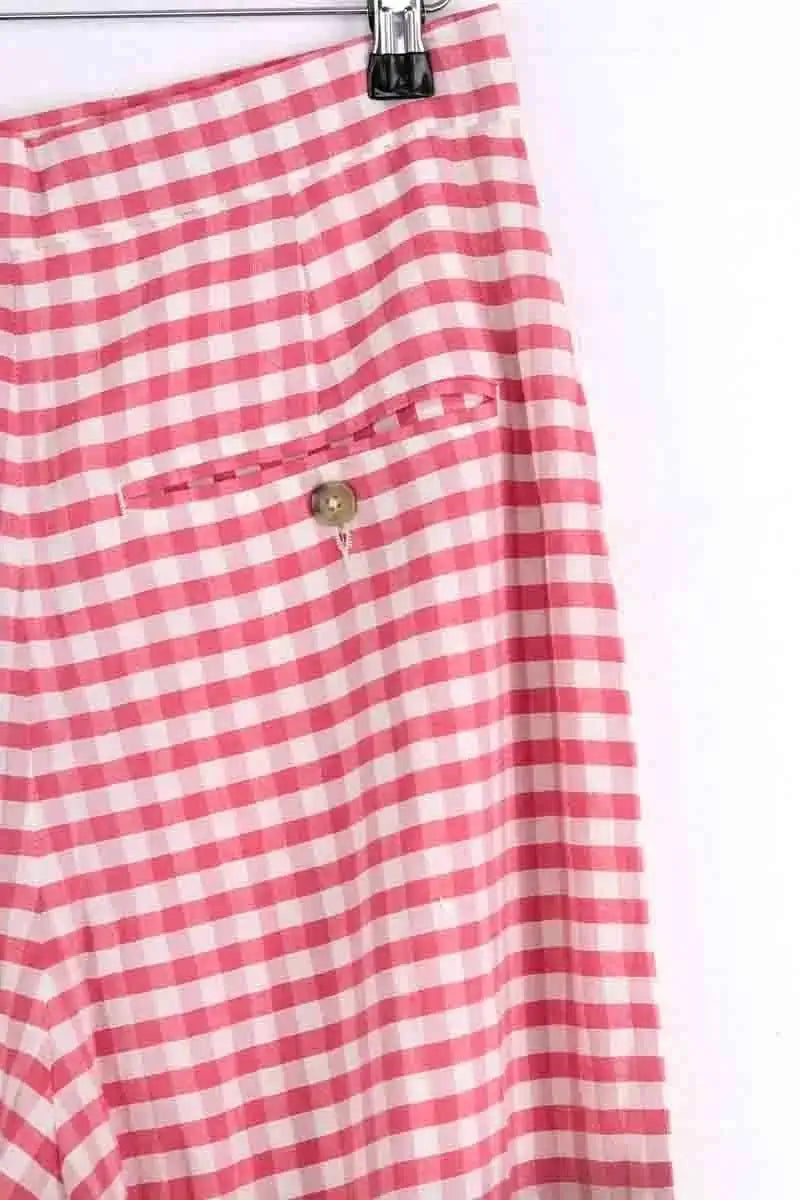 Pantalon droit Bellerose Rose en Coton