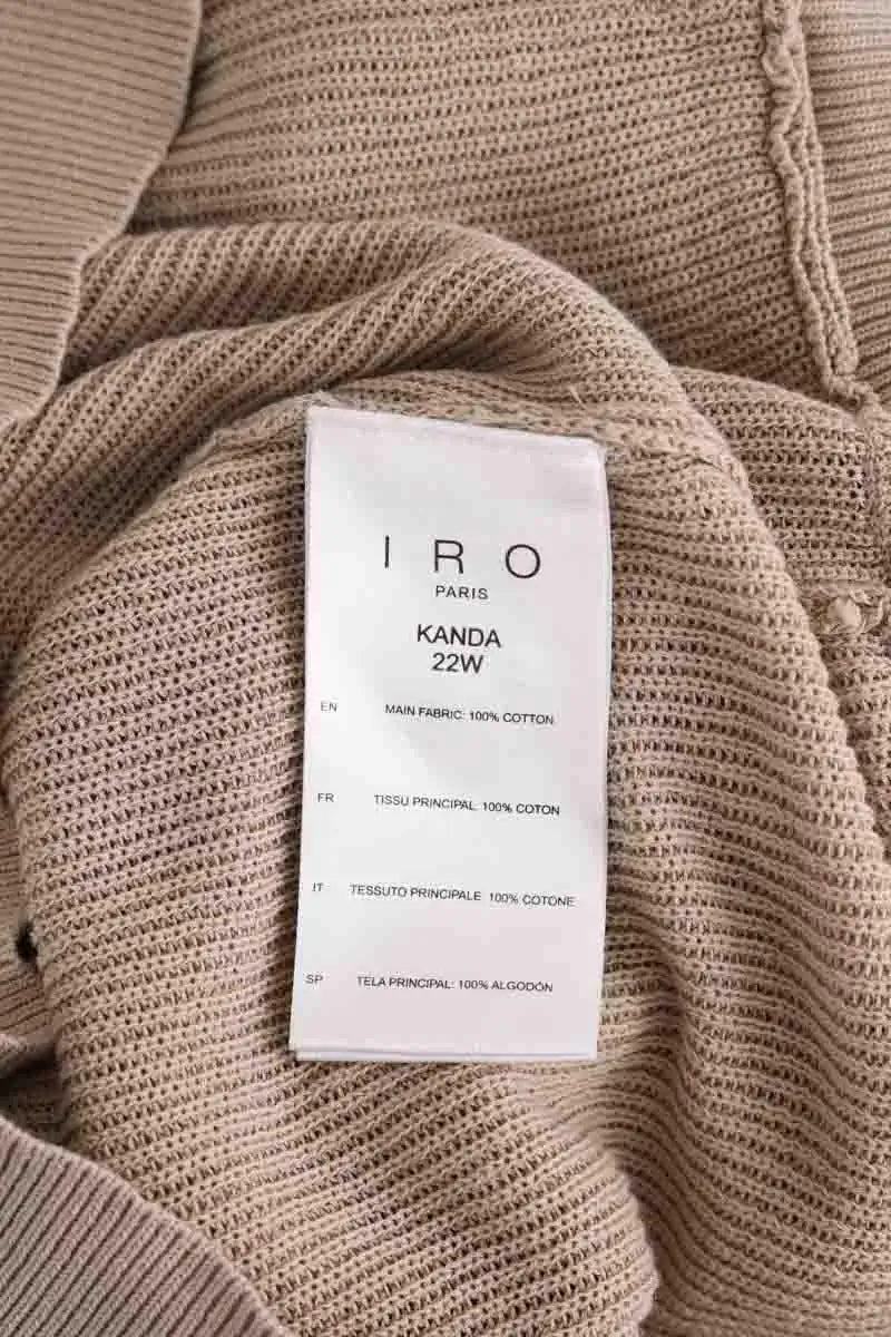 Pull Iro Kanda Beige en Synthétique