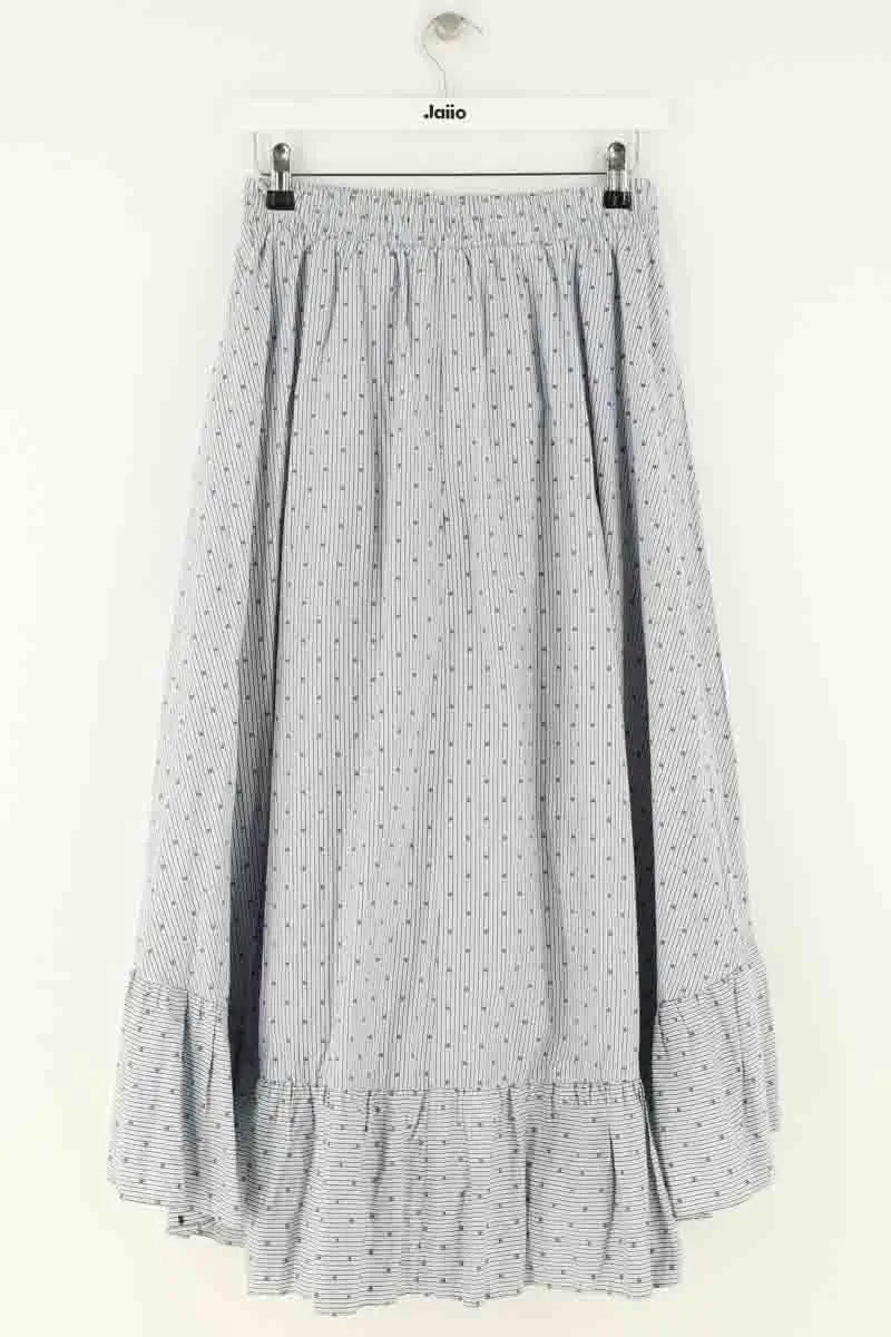 Jupe Maje Bleu en Coton