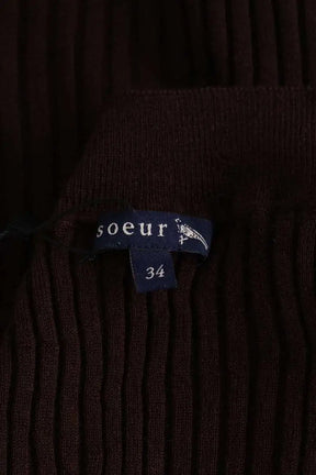Pull Soeur Marron en Laine