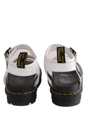 Sandales Dr. Martens Blanc en Cuir