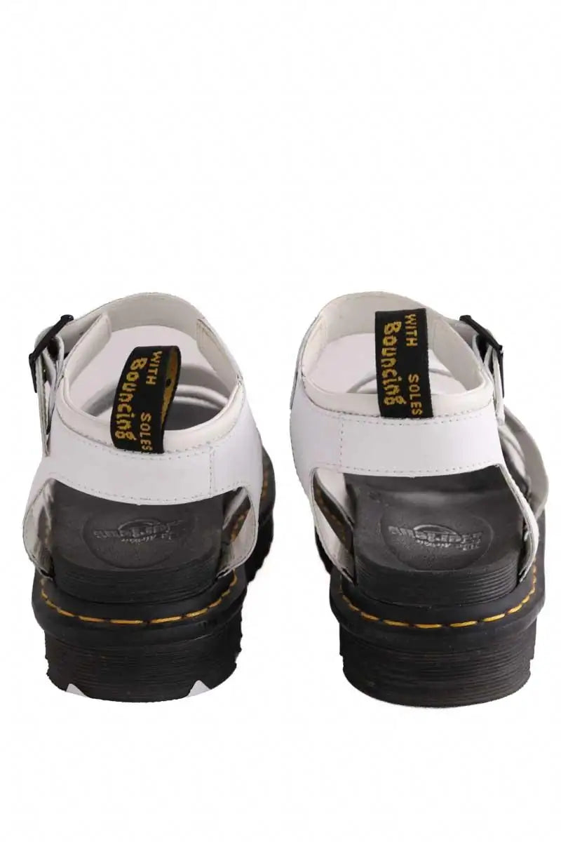Sandales Dr. Martens Blanc en Cuir