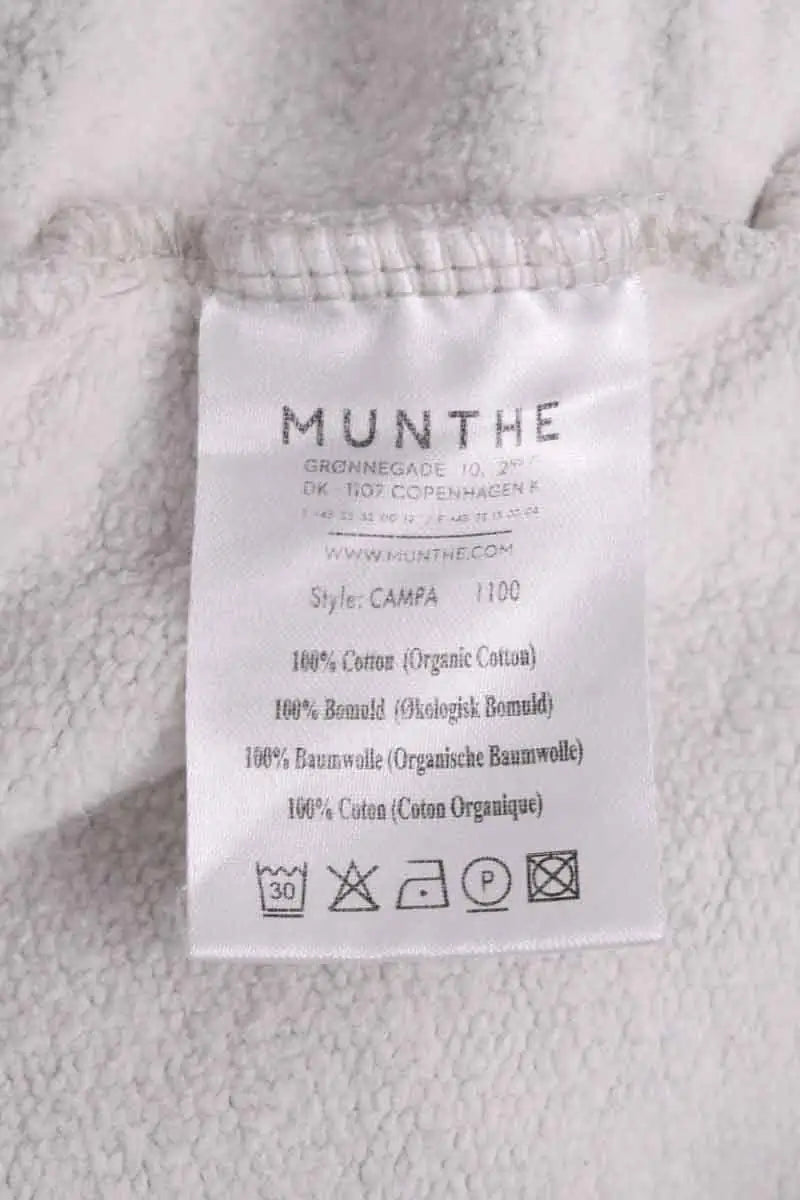 Sweatshirt Munthe Gris en Coton