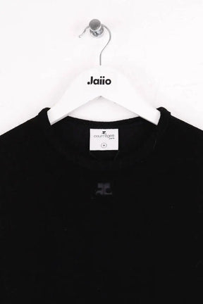 T-shirt Courrèges Noir en Viscose