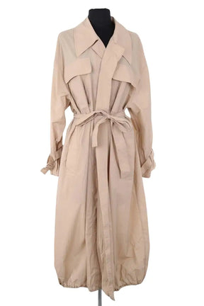 Trench-coat Claudie Pierlot Beige en Synthétique, taille S - Seconde Main
