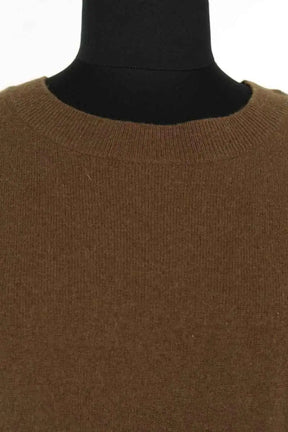 Robe American Vintage Marron en Laine