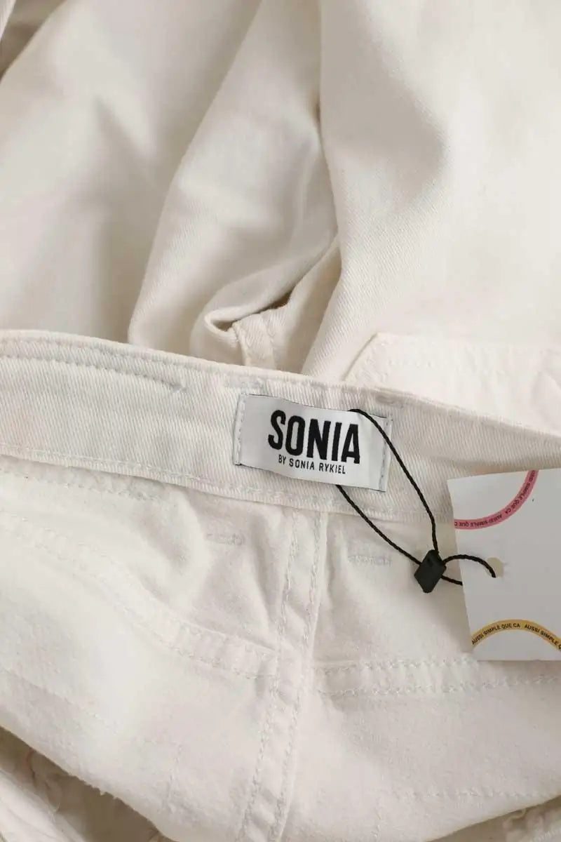 Jean slim Sonia Rykiel  Blanc