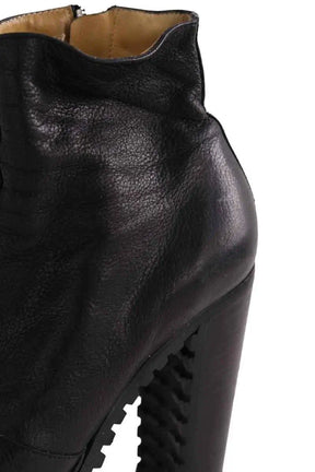 Boots Free Lance Noir en Cuir