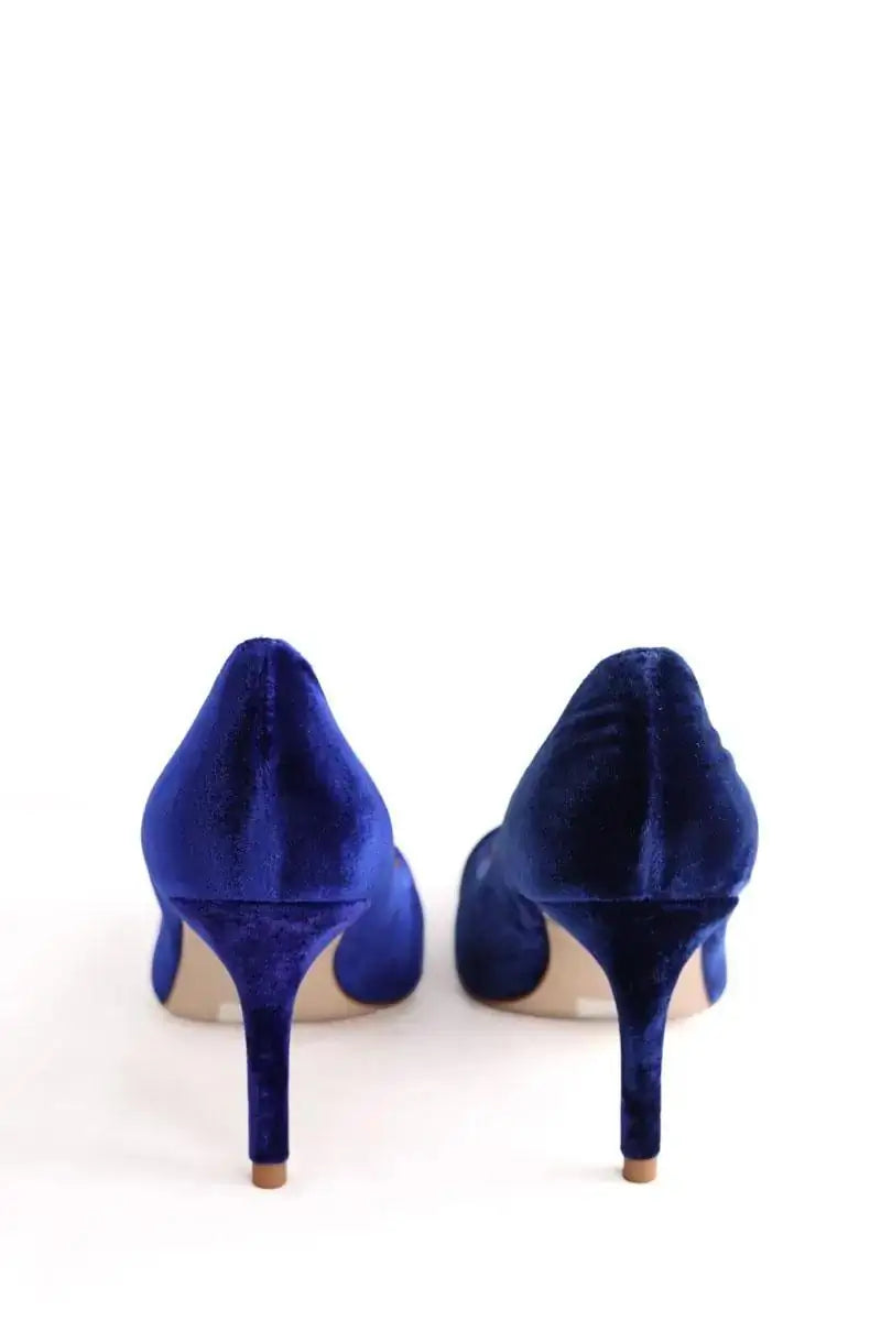 Talons LK Bennett Thelma Bleu en Velours