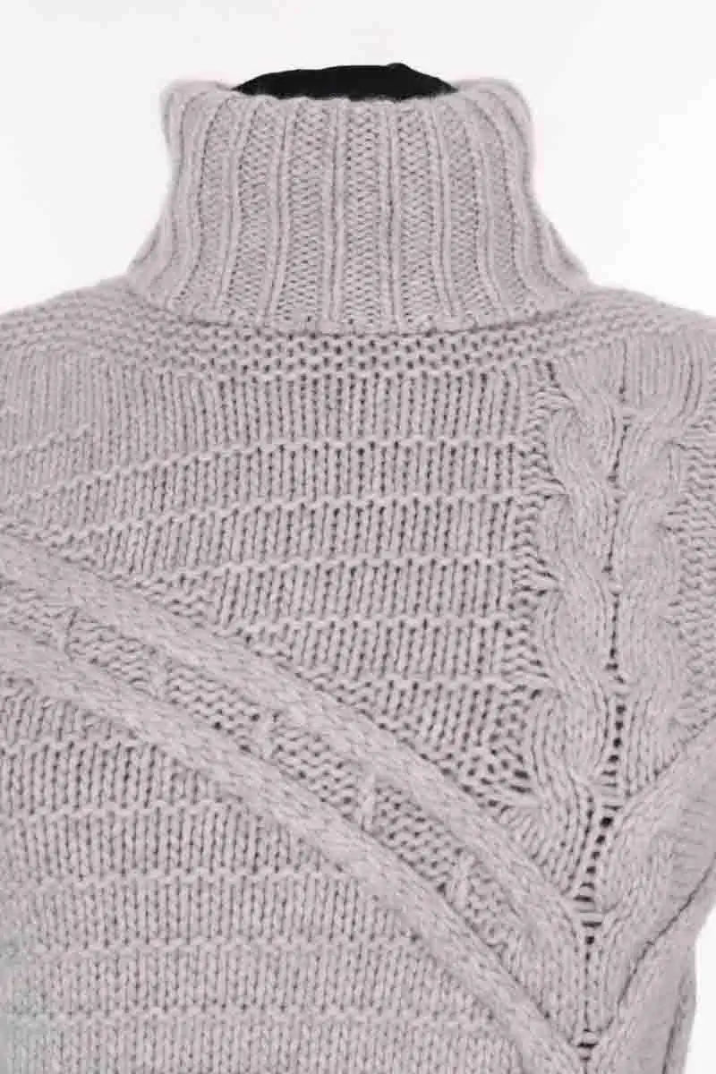 Pull Eric Bompard Gris en Cachemire