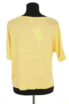 T-shirt Des Petits Hauts  Jaune
