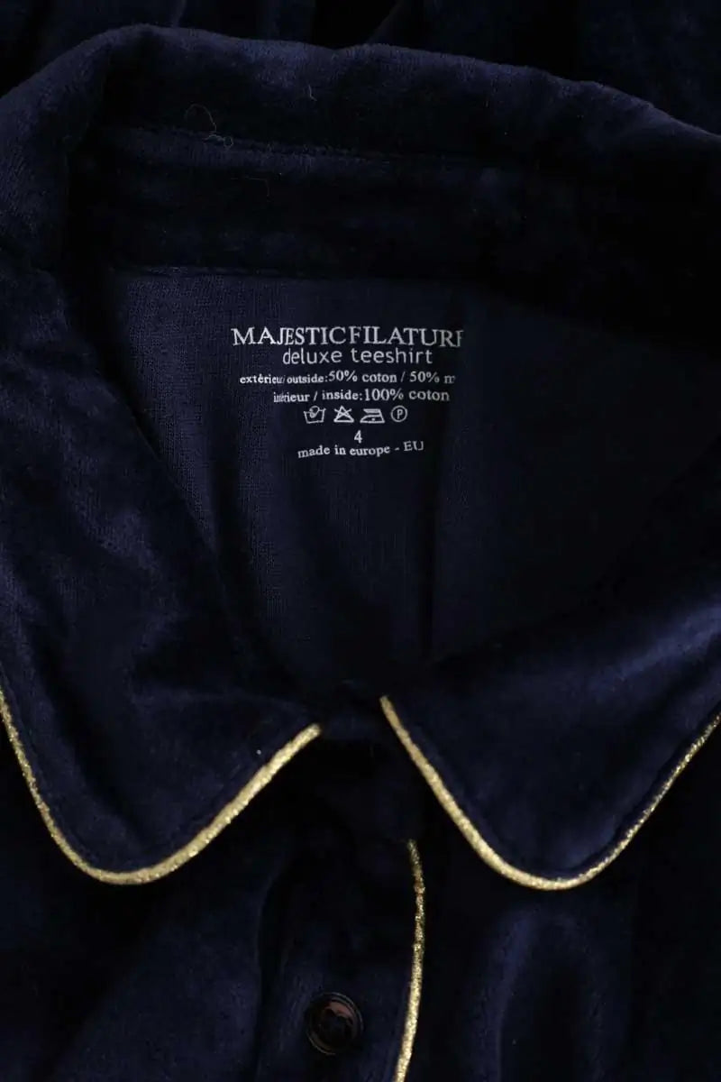 Chemise Majestic Filatures  Marine