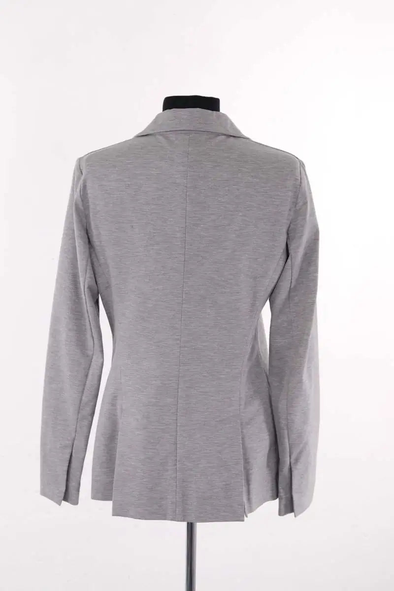 Blazer Fabiana Filippi Gris en Coton