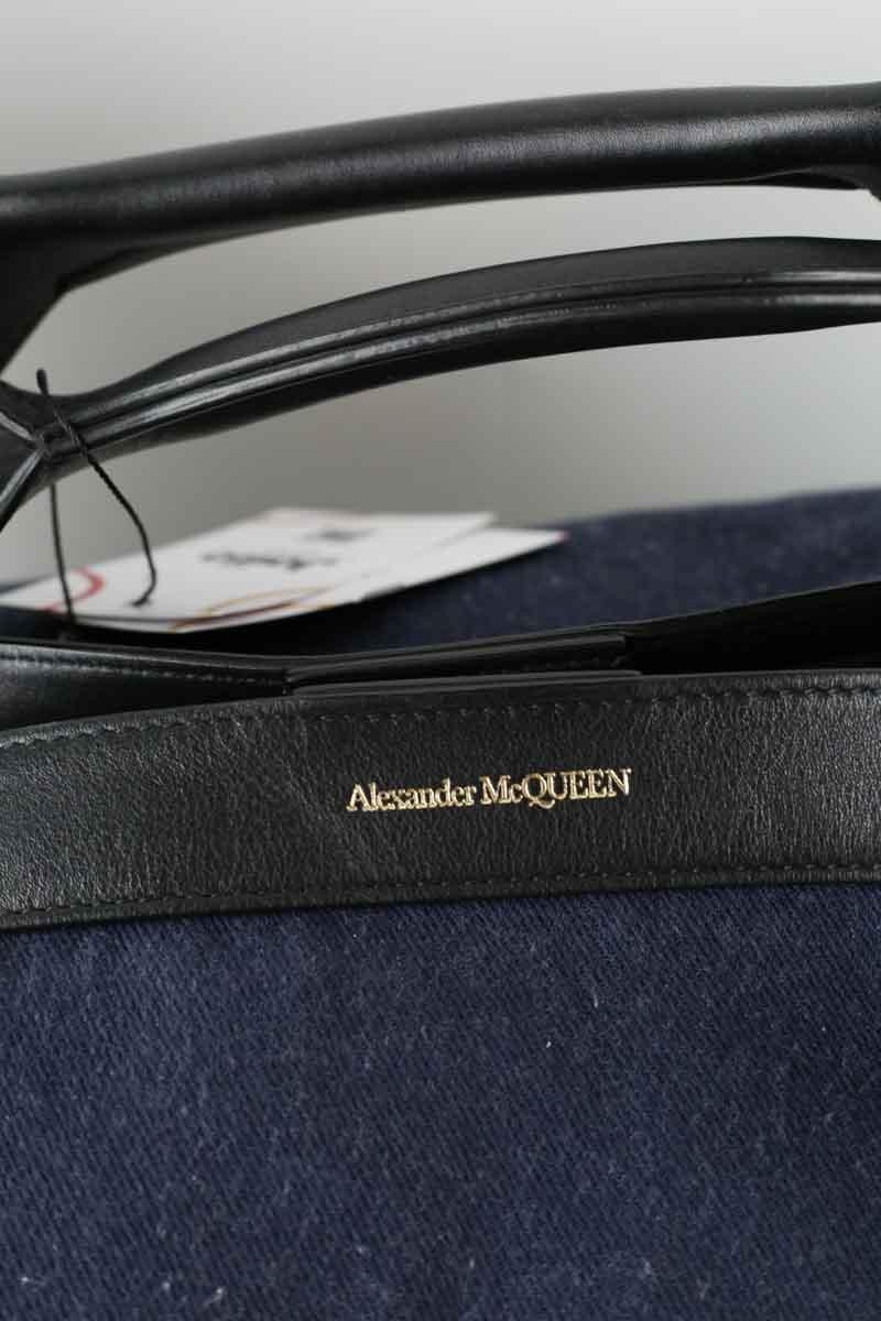 Cabas Alexander McQueen  Bleu