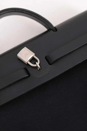 Sac à main Hermès Herbag Noir en Cuir