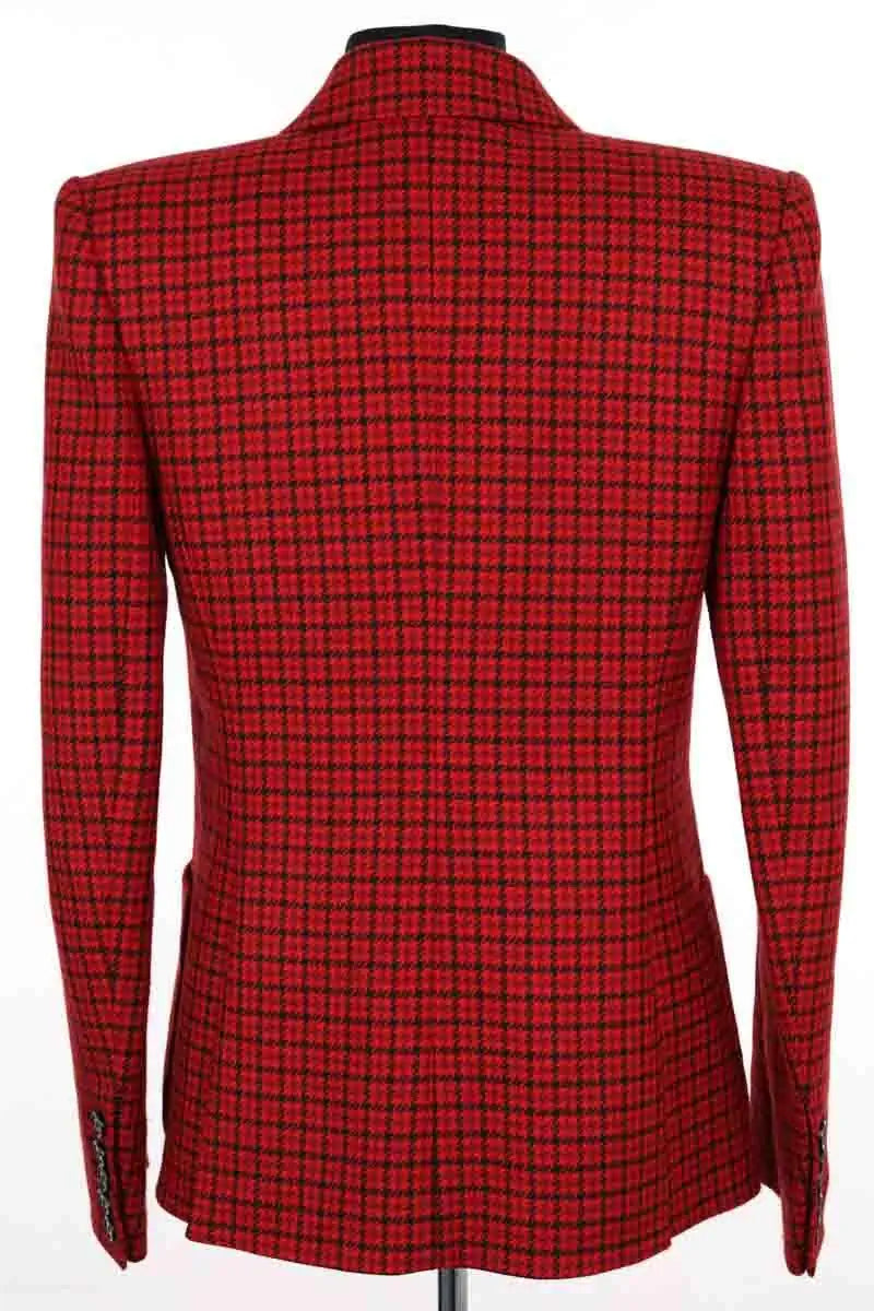 Blazer Alexandre Vauthier Rouge en Laine