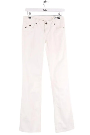 Jean droit Sandro Blanc en Coton, taille S - Seconde Main