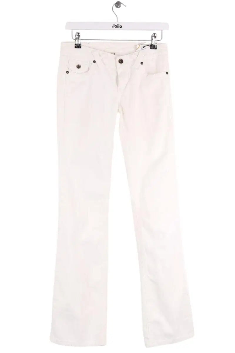 Jean droit Sandro Blanc en Coton, taille S - Seconde Main