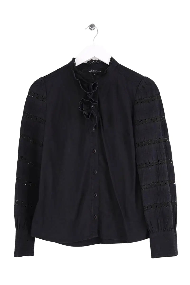 Blouse Isabel Marant Étoile Noir en Coton, taille L - Seconde Main
