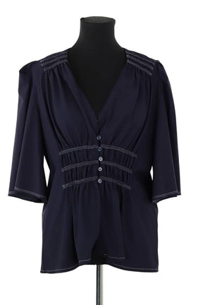 Blouse Carven  Bleu