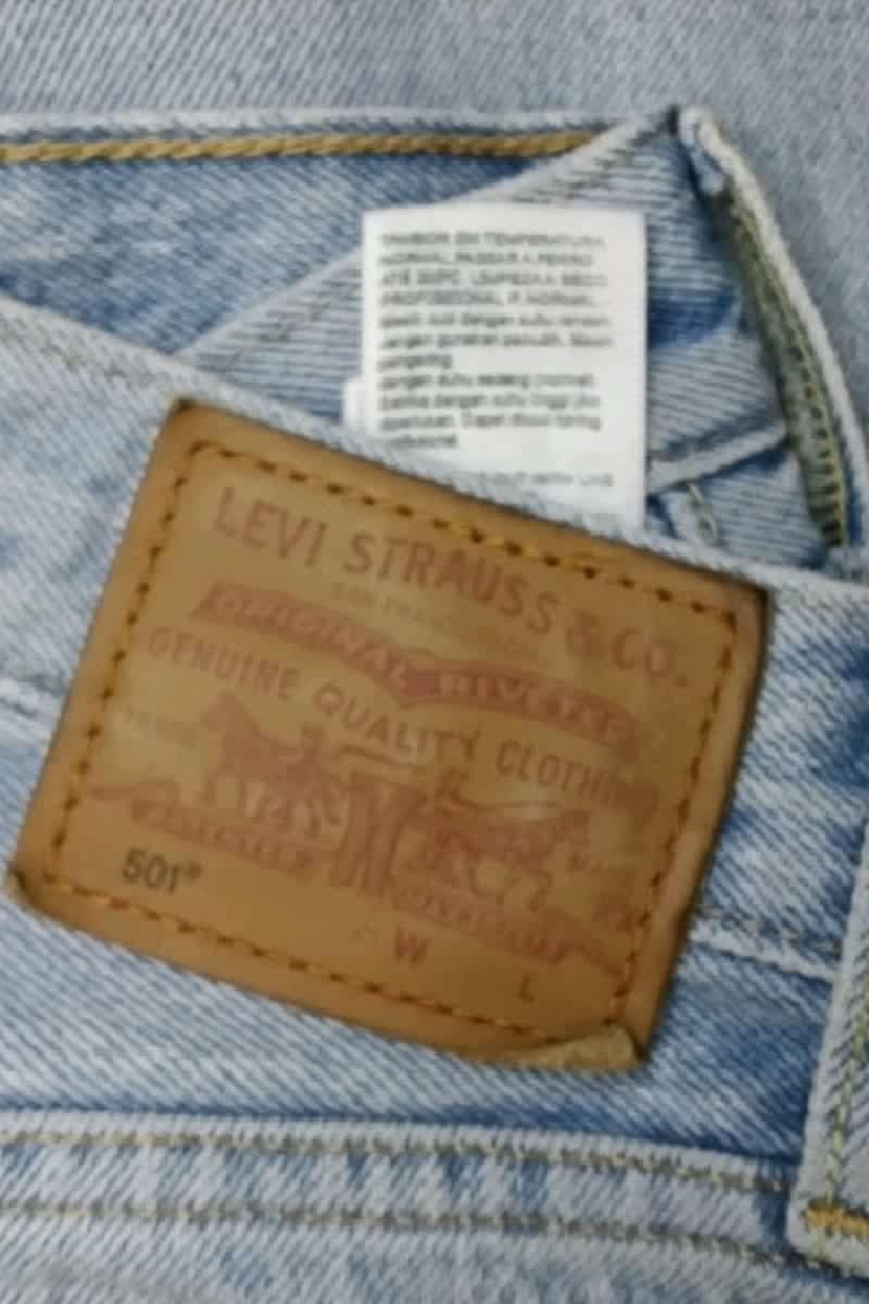Jean droit Levi's  Bleu