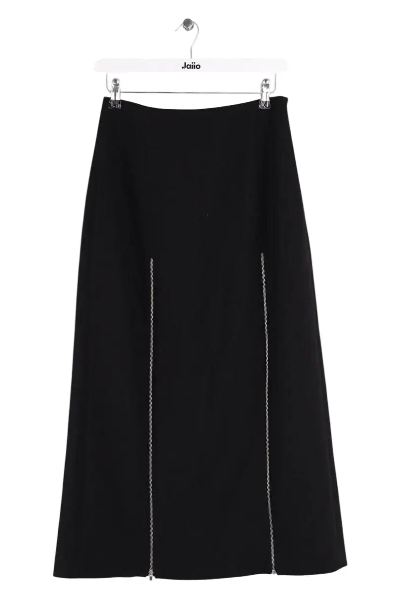 Jupe Maje Noir en Synthétique, taille M - Seconde Main