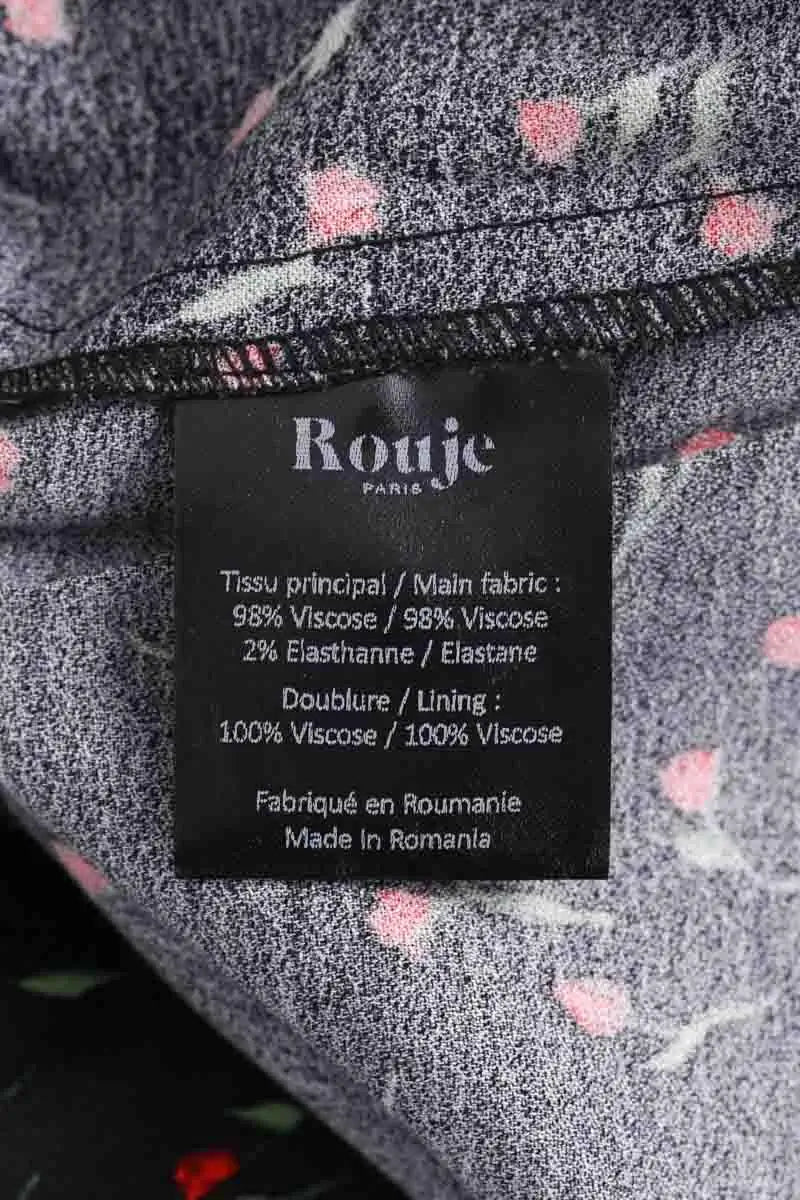 Pantalon droit Rouje Noir en Viscose