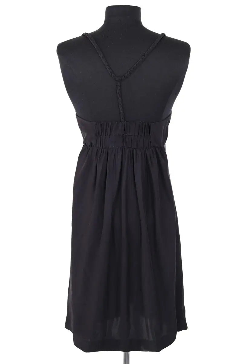 Robe Sandro Noir en Soie
