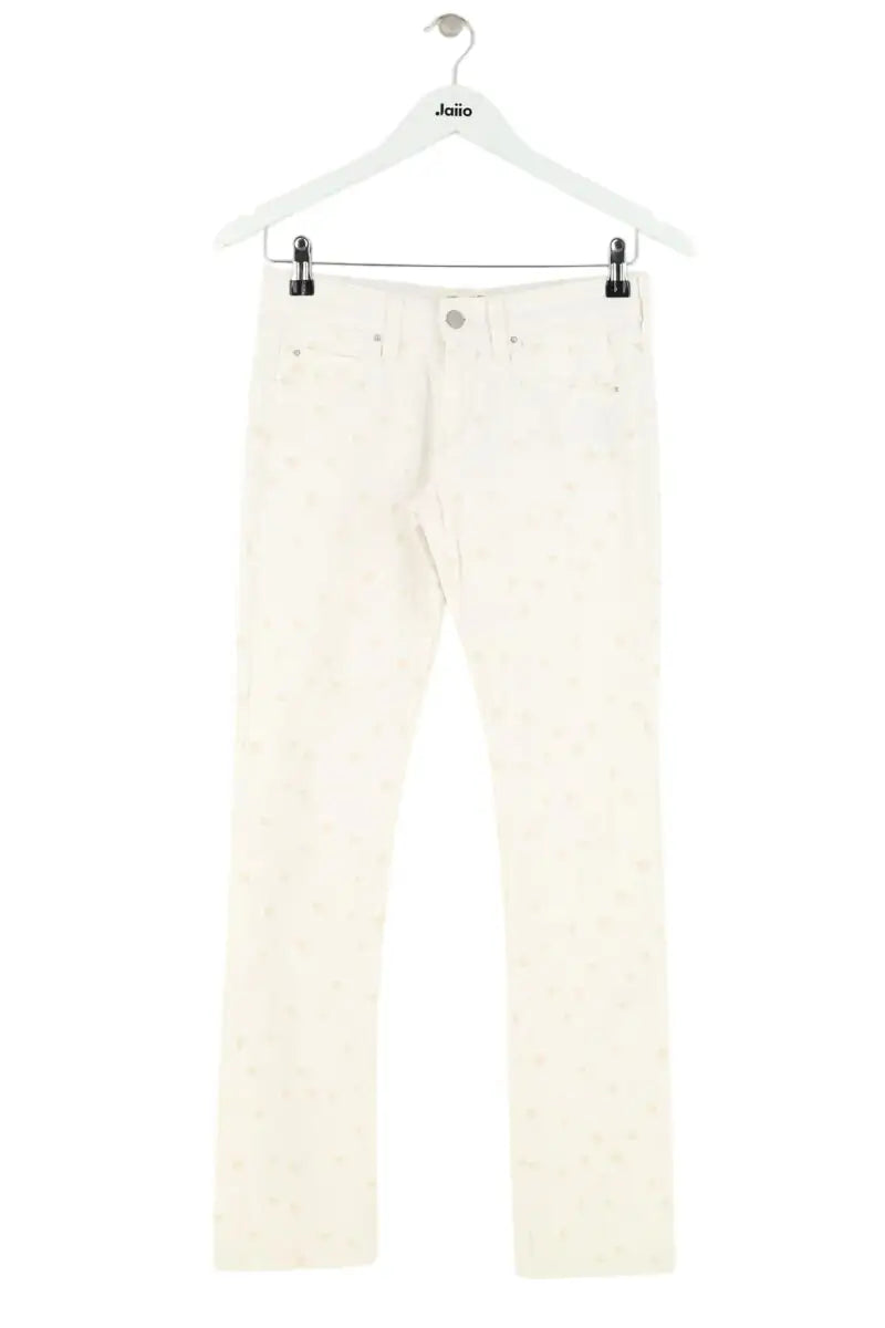 Jean slim Isabel Marant Étoile Blanc en Coton, taille S - Seconde Main