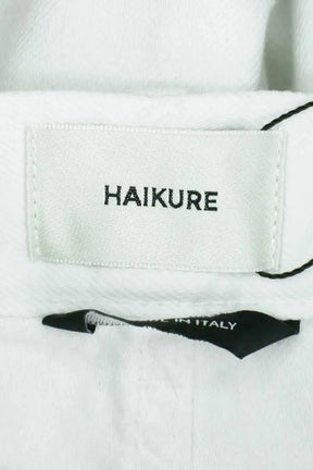 Jean large Haikure Blanc en Coton