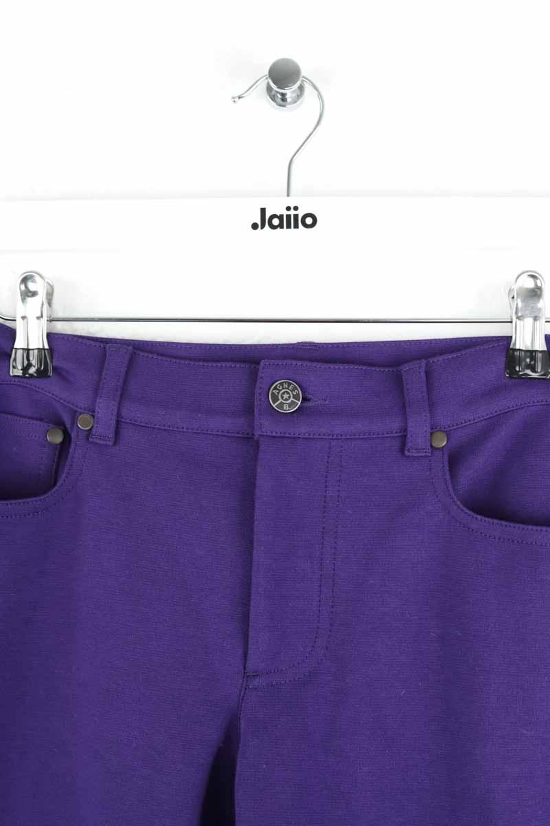Pantalon droit Agnès B.  Violet