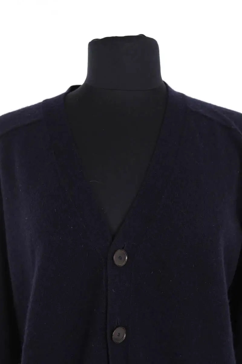 Cardigan Sandro Marine en Cachemire