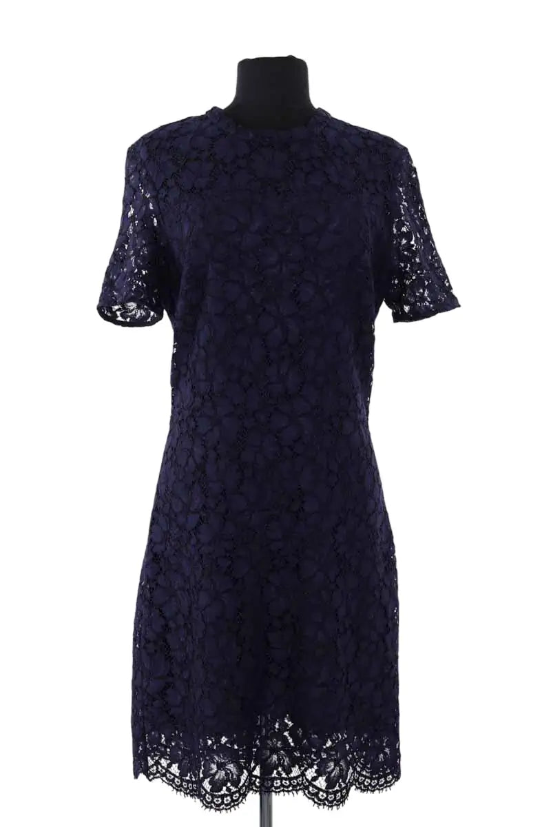 Robe Sandro Bleu en Synthétique, taille L - Seconde Main