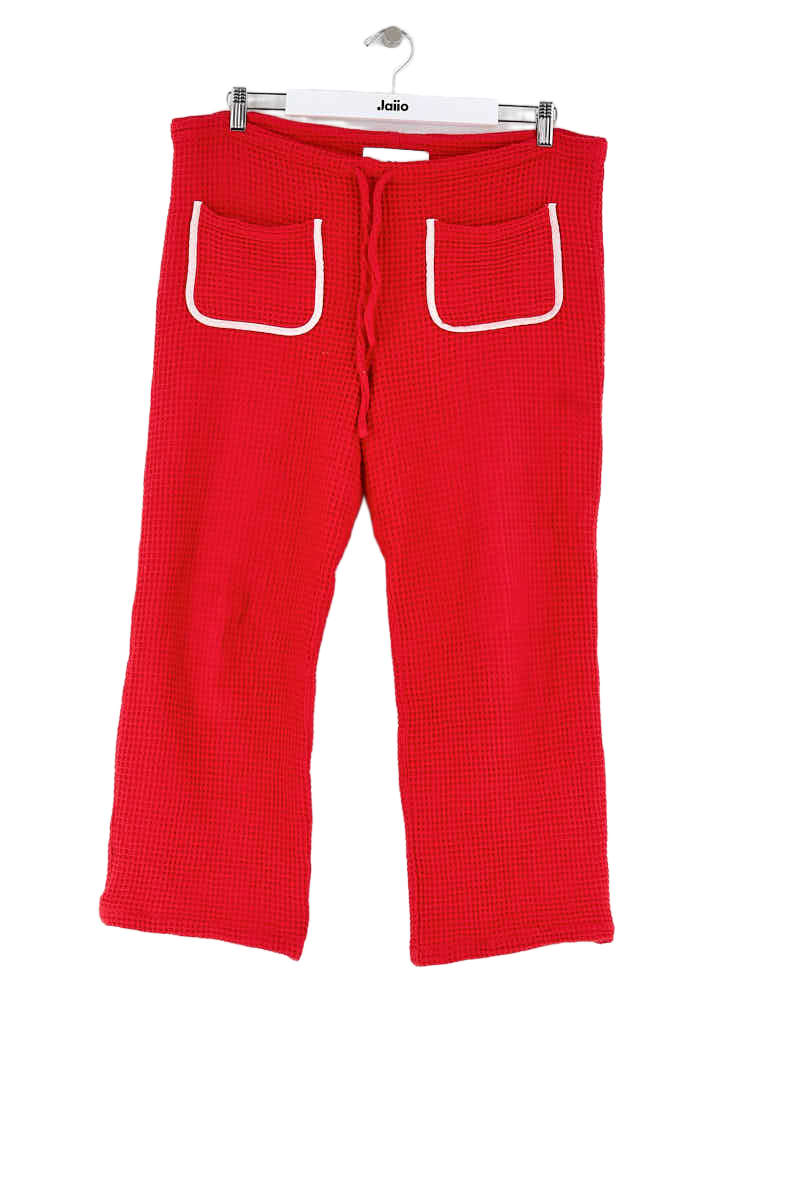 Pantalon large La Veste  Rouge