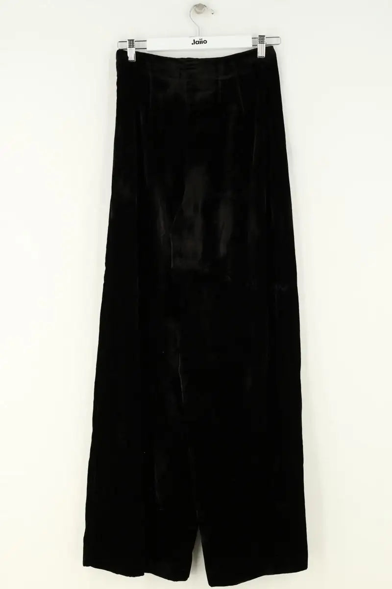Pantalon Maje Noir en Viscose