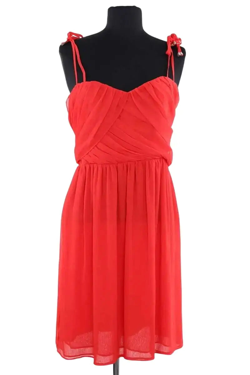 Robe The Kooples Rouge en Synthétique, taille S - Seconde Main