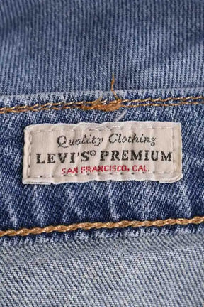 Jean droit Levi's 502 Bleu en Coton