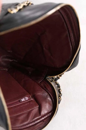 Sac porté épaule Chanel Camera Noir en Cuir