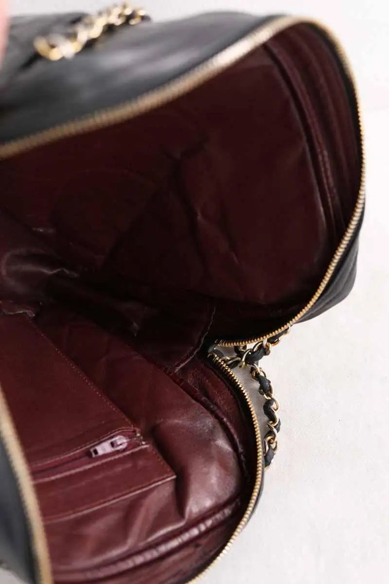 Sac porté épaule Chanel Camera Noir en Cuir