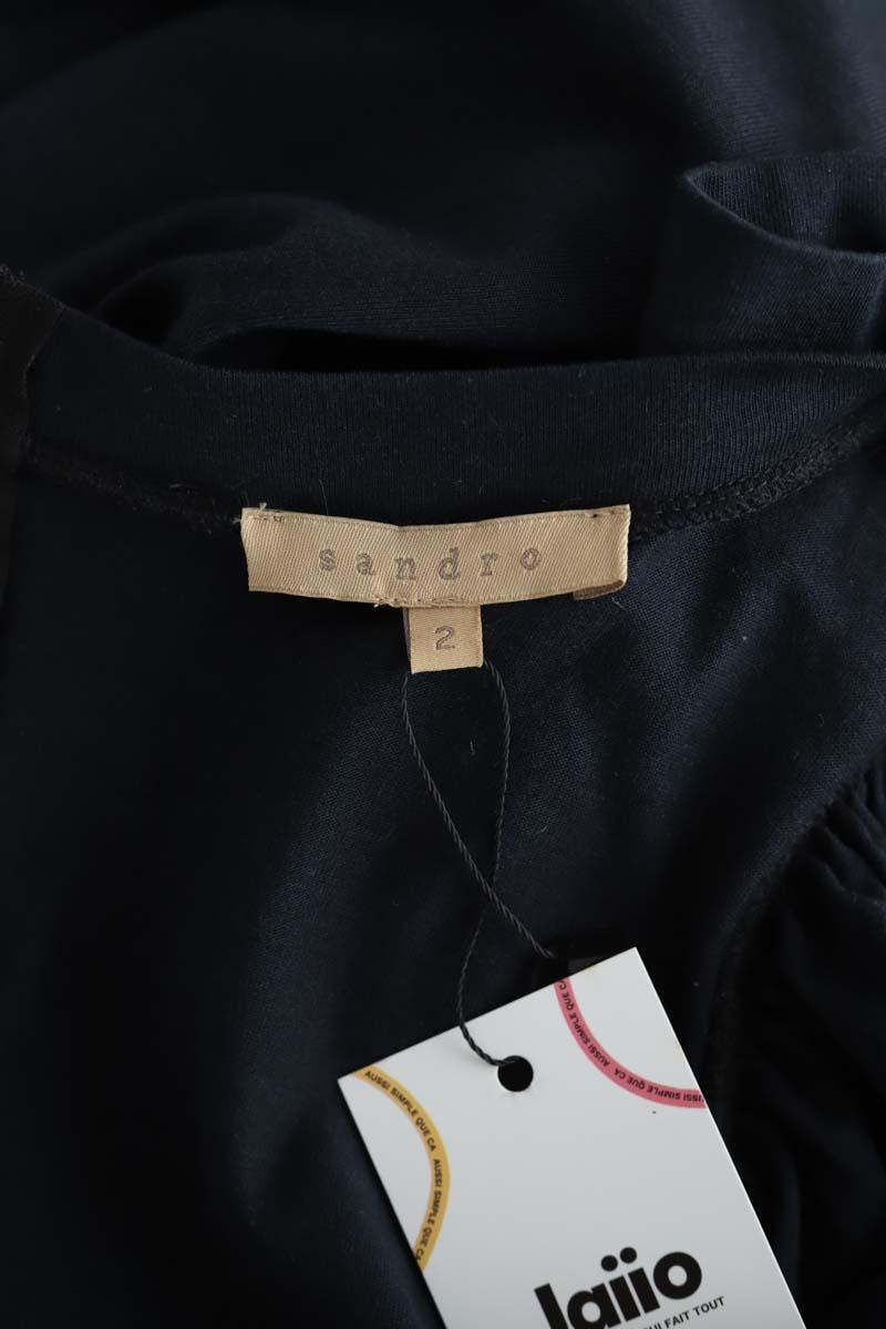 Mi-longueur Sandro  Bleu