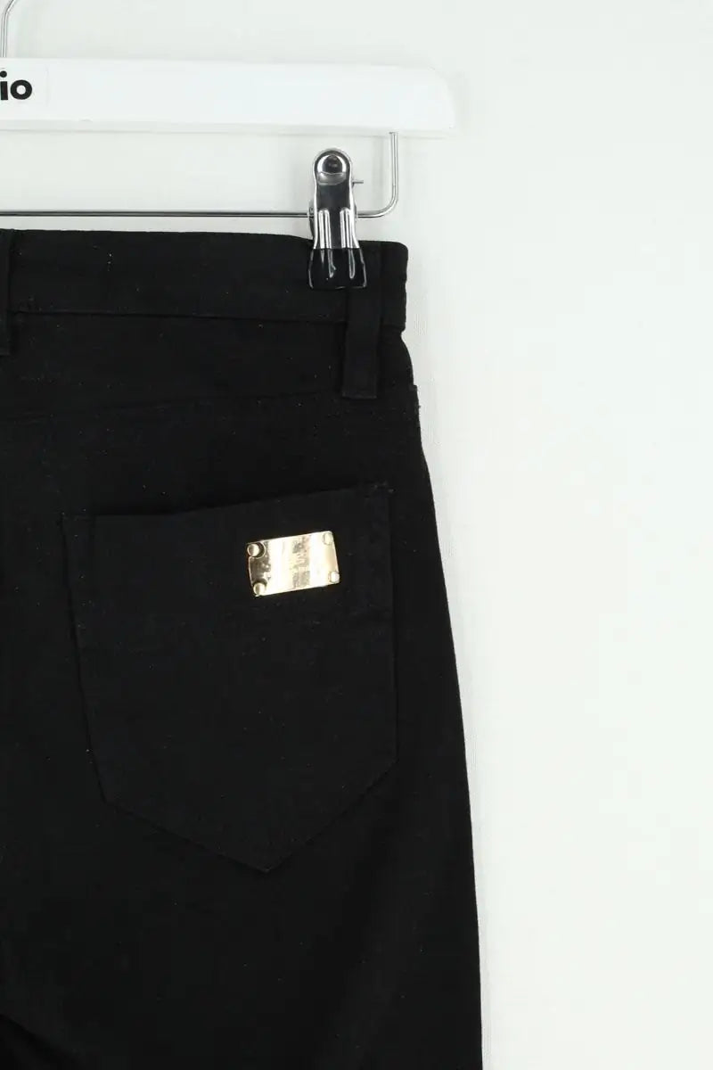Jean slim Elisabetta Franchi Noir en Coton