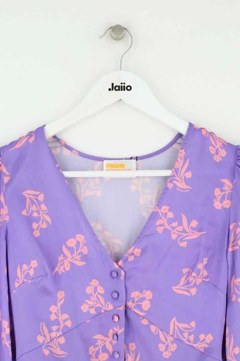 Robe From Future Violet en Soie