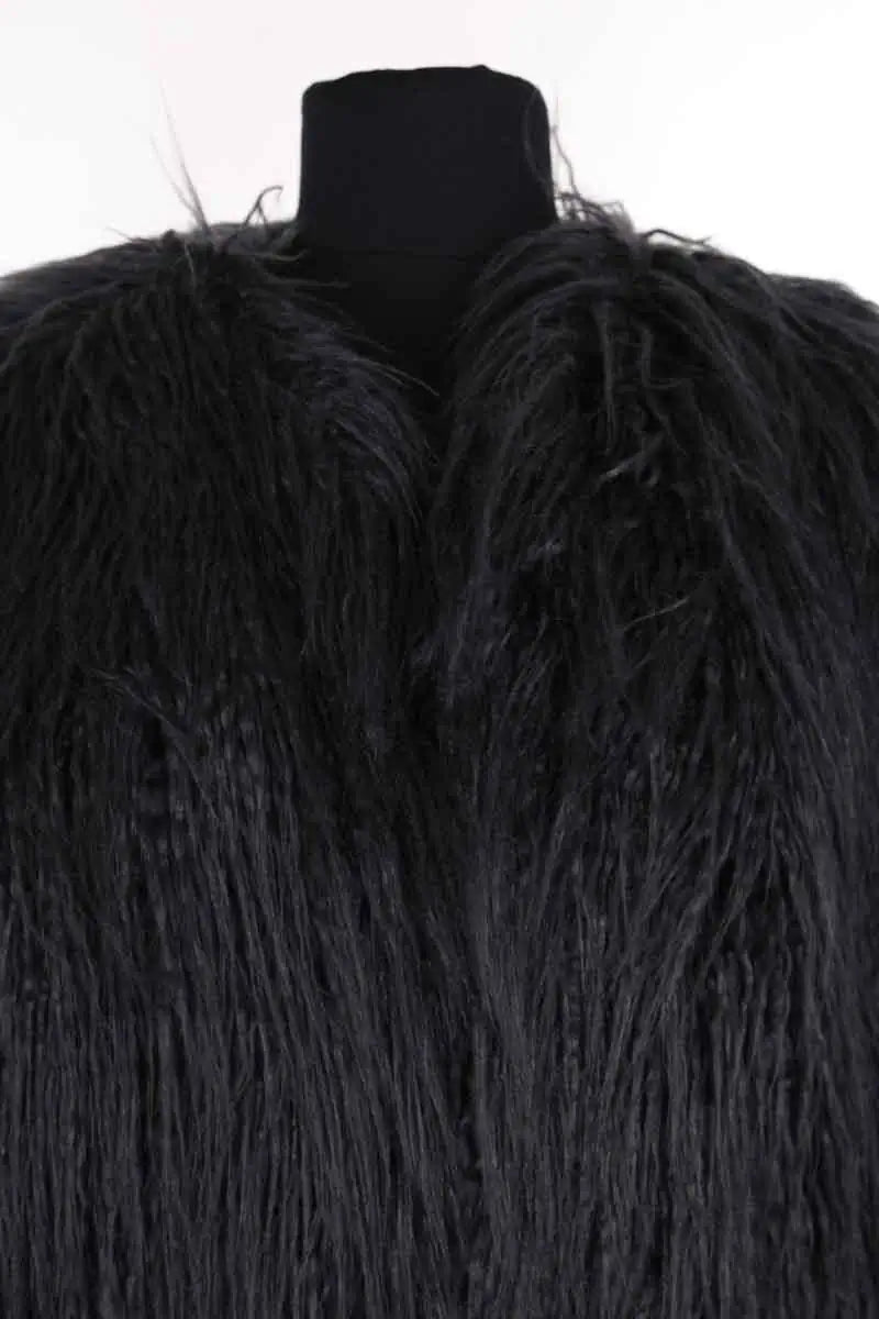 Manteau Zadig & Voltaire Freddie Anthracite en Fausse fourrure