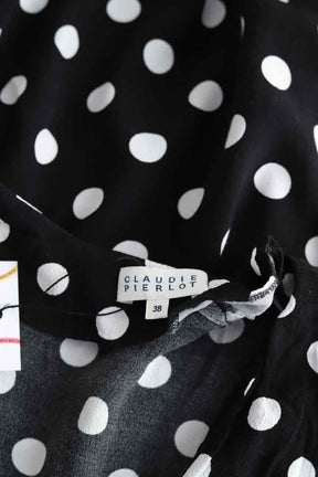 Mi-longueur Claudie Pierlot  Noir