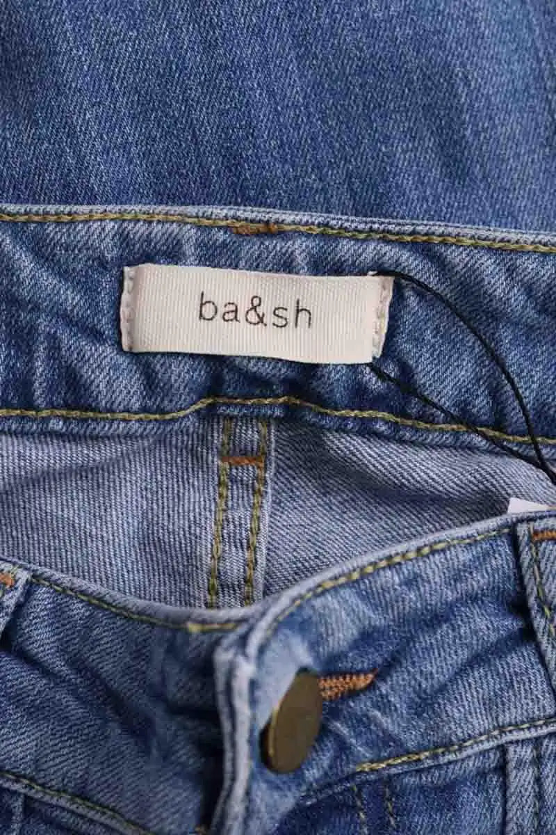 Jean bootcut Ba&Sh Bleu en Coton