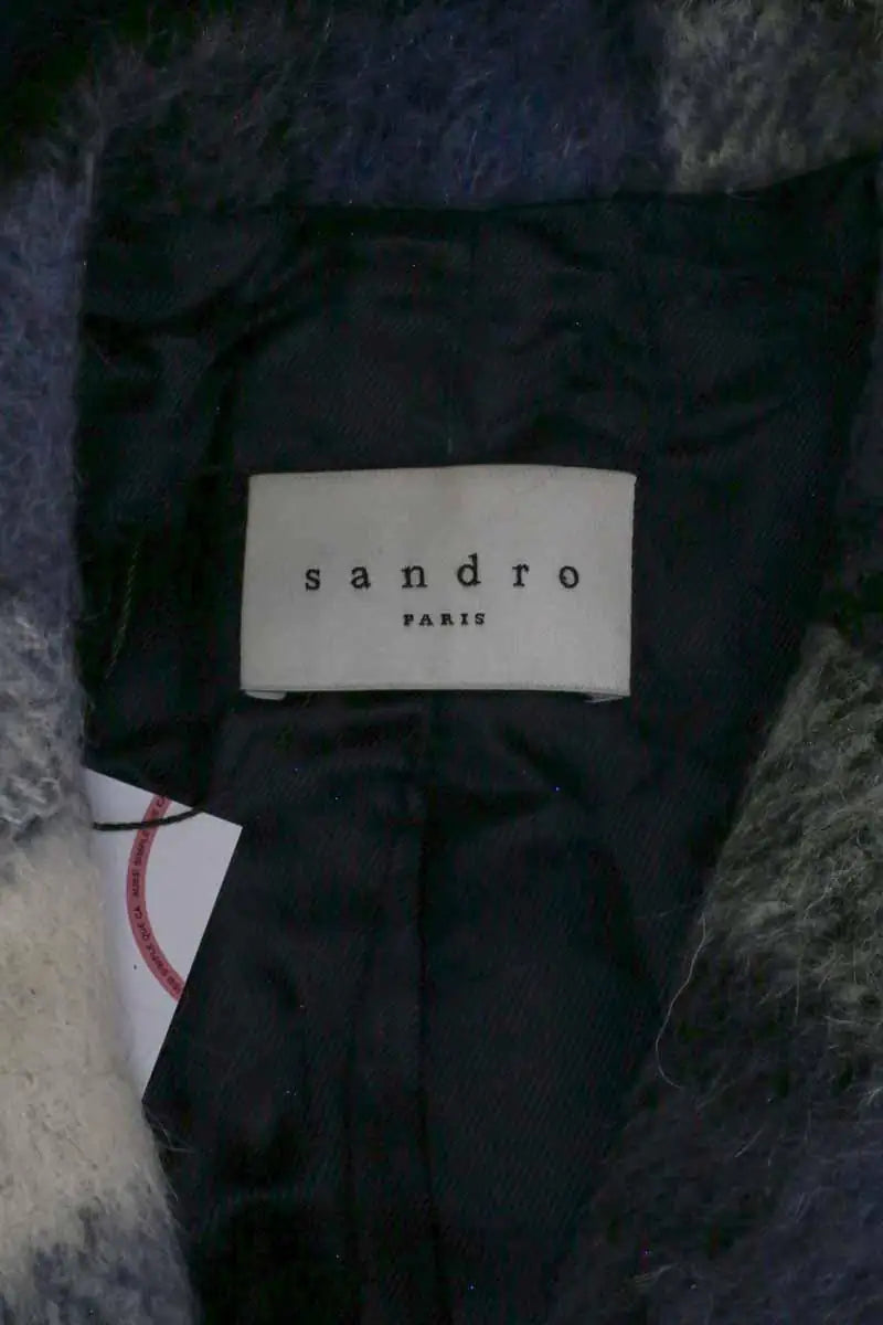 Manteau Sandro Bleu en Laine