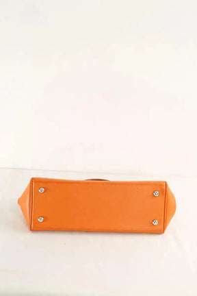 Sac à main Hermès Paris-Bombay Orange en Cuir