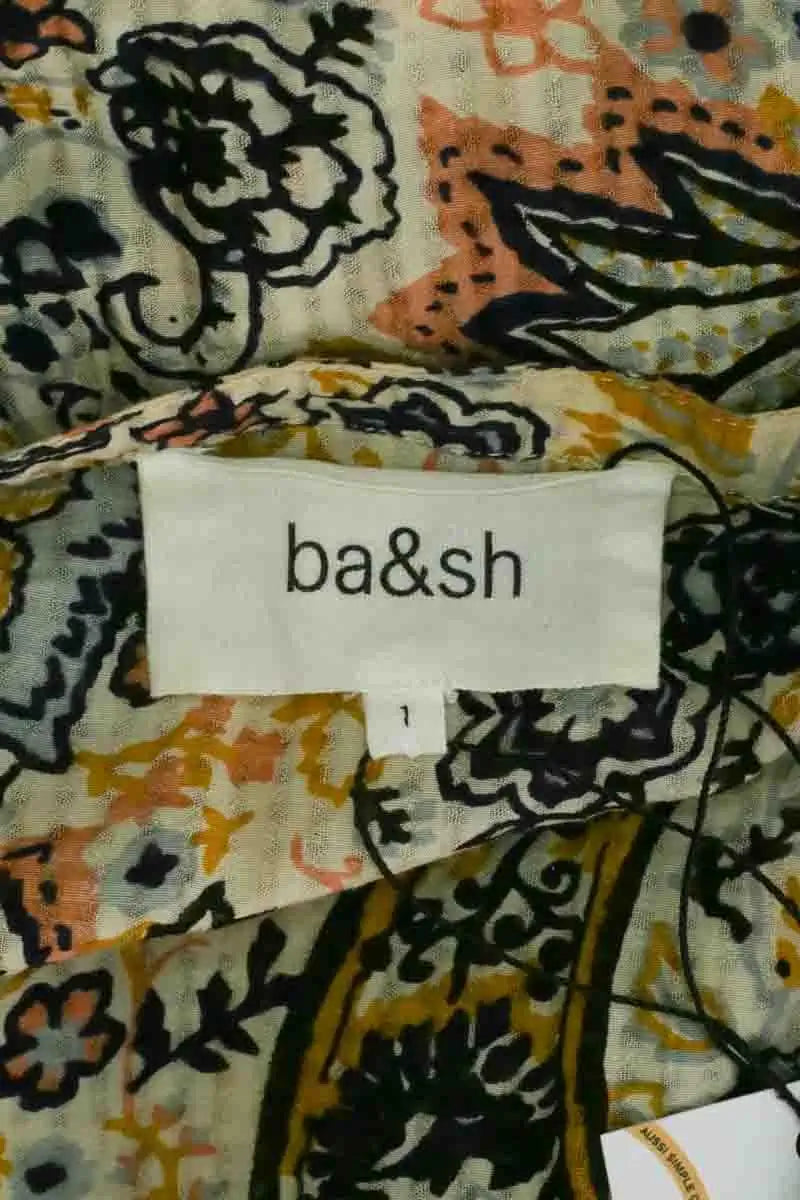 Robe Ba&Sh Jaune en Viscose