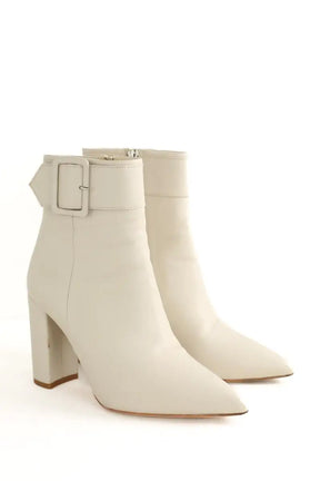Boots à boucles The Kooples  Ecru