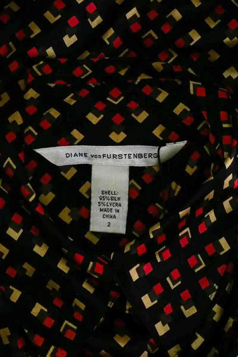 Chemise Diane Von Furstenberg Noir en Soie